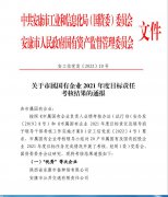 安康市蚕种场有限公司 获得2021年度目标责任考核“优秀”等次